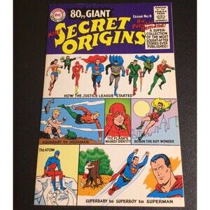 MORE SECRET ORIGINS No 8-DC Comics Book